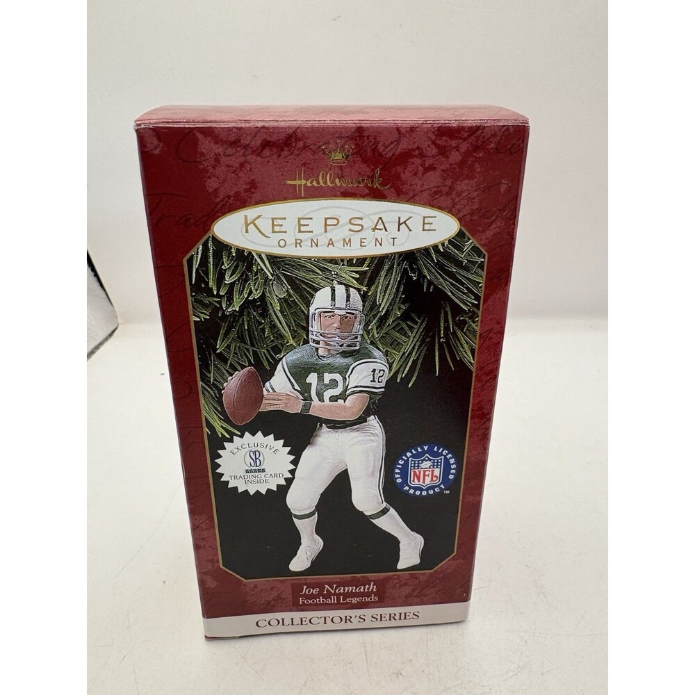 Hallmark Joe Namath 1997 Keepsake Ornament NEW NFL Football Legends NY Jets